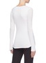 Back View - Click To Enlarge - JAMES PERSE - Supima cotton V-neck long sleeve T-shirt