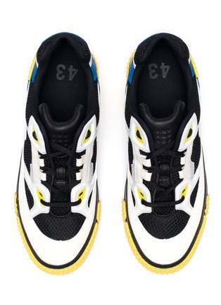 Detail View - Click To Enlarge - BOTH - 'Classic Runner' colourblock mesh panelled sneakers