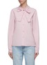 Main View - Click To Enlarge - GUCCI - Ruffle collar pussybow shirt