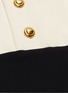 Detail View - Click To Enlarge - GUCCI - Colourblock pleated knit flower pussybow dress