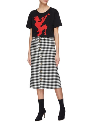 Figure View - Click To Enlarge - GUCCI - 'Chateau Marmont' graphic print T-shirt