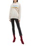 Figure View - Click To Enlarge - GUCCI - Sequinned logo oversized hoodie