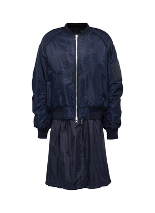 Main View - Click To Enlarge - JUUN.J - Two-in-one bomber jacket and long zip vest