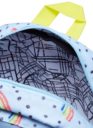 Detail View - Click To Enlarge - STATE BAGS - 'Mini Kane' rainbow polka dot print toddler backpack