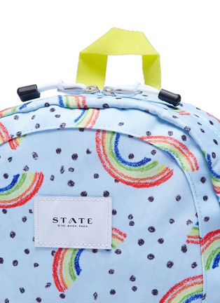 Detail View - Click To Enlarge - STATE BAGS - 'Mini Kane' rainbow polka dot print toddler backpack