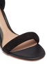 Detail View - Click To Enlarge - ALEXANDER MCQUEEN - Pin heel strass ankle strap suede sandals
