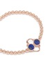 Detail View - Click To Enlarge - HYÈRES LOR - 'Diane' 14k onyx rose gold bead bracelet