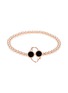 Main View - Click To Enlarge - HYÈRES LOR - 'Matilda' onyx 14k rose gold bead bracelet