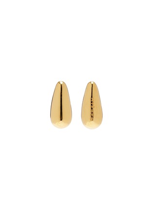 Main View - Click To Enlarge - HYÈRES LOR - 'Champagne Moon' 14k gold pear earrings