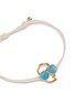 Detail View - Click To Enlarge - HYÈRES LOR - 'Thierry' turquoise 14k gold cord bracelet