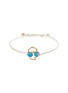 Main View - Click To Enlarge - HYÈRES LOR - 'Thierry' turquoise 14k gold cord bracelet