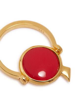 Detail View - Click To Enlarge - HYÈRES LOR - 'Phenidor' coral 14k gold ring