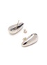 Detail View - Click To Enlarge - HYÈRES LOR - 'Champagne Moon' silver pear earrings