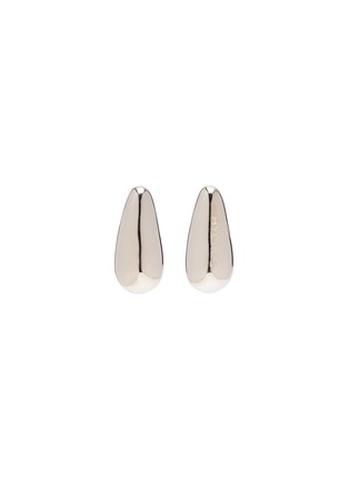 Main View - Click To Enlarge - HYÈRES LOR - 'Champagne Moon' silver pear earrings