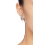 Figure View - Click To Enlarge - HYÈRES LOR - 'Champagne Moon' silver pear earrings