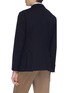 Back View - Click To Enlarge - LARDINI - 'Easy Wear' wool-cotton hopsack soft blazer
