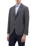 Front View - Click To Enlarge - LARDINI - Linen blend soft blazer
