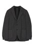 Main View - Click To Enlarge - LARDINI - Linen blend soft blazer