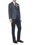 Figure View - Click To Enlarge - LARDINI - 'Easy Wear' packable check plaid wool soft blazer