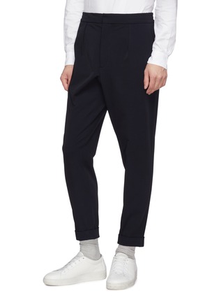 Front View - Click To Enlarge - BARENA - 'Nitro Saraval' tapered leg twill jogging pants