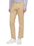 Front View - Click To Enlarge - BARENA - 'Rampin Trato' slim fit twill pants