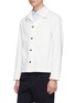 Front View - Click To Enlarge - BARENA - 'Cedro Trato' twill shirt jacket