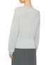 Back View - Click To Enlarge - CHLOÉ - Lace insert V-neck wool-silk sweater