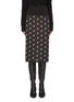 Main View - Click To Enlarge - CHLOÉ - Horse monogram patchwork jacquard knit skirt