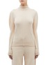 Main View - Click To Enlarge - CHLOÉ - Front seam cashmere wool turtleneck sweater