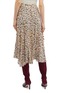 Back View - Click To Enlarge - CHLOÉ - Floral print scalloped skirt overlay shorts