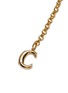  - CHLOÉ - Detachable chain necklace asymmetric sleeve top