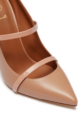 Detail View - Click To Enlarge - MALONE SOULIERS - 'Robyn' ankle strappy leather pumps