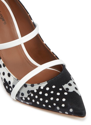 Detail View - Click To Enlarge - MALONE SOULIERS - x Emanuel Ungaro 'Robyn' polka dot strappy pumps