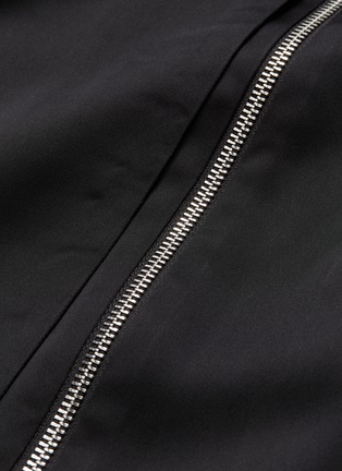 Detail View - Click To Enlarge - SIMKHAI - Rouleau loop button drape satin skirt