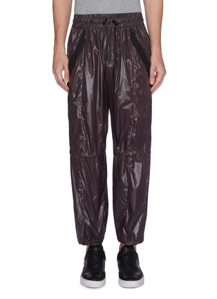 Main View - Click To Enlarge - A-COLD-WALL* - Contrast tape drawcord jogging pants