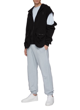 Figure View - Click To Enlarge - A-COLD-WALL* - Zip shoulder hoodie