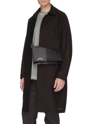 Figure View - Click To Enlarge - A-COLD-WALL* - 'Corbusier' colourblock leather crossbody bag