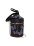 Main View - Click To Enlarge - SOPHIA WEBSTER - 'Bonnie' butterfly appliqué satin crossbody bucket bag