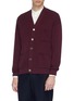 Front View - Click To Enlarge - CAMOSHITA - Cotton-cashmere cardigan