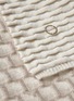Detail View - Click To Enlarge - OYUNA - Aya Cashmere Throw – Ivory/Beige
