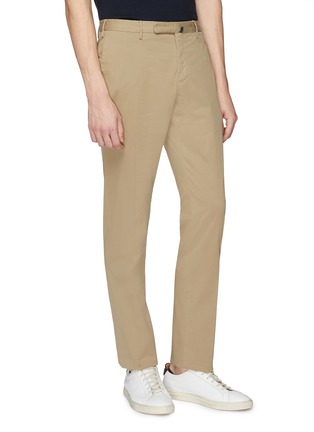 Front View - Click To Enlarge - INCOTEX - Slim fit twill chinos