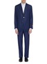 Main View - Click To Enlarge - ISAIA - 'Gregorio' pinstripe wool jacquard suit