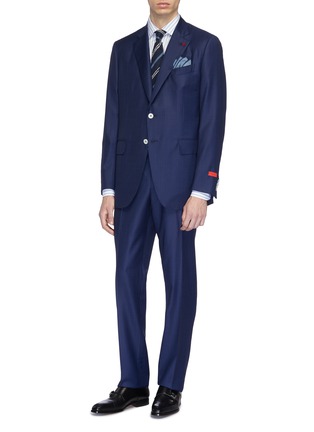 Figure View - Click To Enlarge - ISAIA - 'Gregorio' pinstripe wool jacquard suit