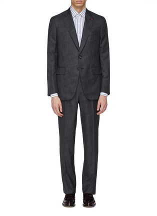 Main View - Click To Enlarge - ISAIA - 'Gregory' wool-silk suit