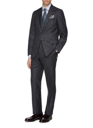 Figure View - Click To Enlarge - ISAIA - 'Gregory' wool-silk suit