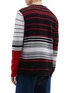 Back View - Click To Enlarge - MARNI - 'Dance Bunny' intarsia colourblock stripe sweater