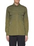 Main View - Click To Enlarge - NEIL BARRETT - Chest pocket patchwork shirt