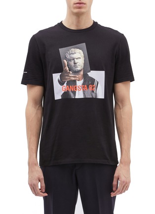 Main View - Click To Enlarge - NEIL BARRETT - 'Gangsta 02' photographic print T-shirt