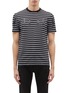 Main View - Click To Enlarge - NEIL BARRETT - Thunderbolt print stripe T-shirt
