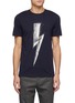 Main View - Click To Enlarge - NEIL BARRETT - Scribbled thunderbolt print T-shirt